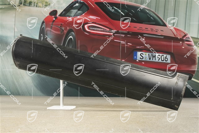 Leiste, Tür, Hinten, Aluminium-pakiet Schwarz, (mit Aerokit, mit Schwellerblende), L