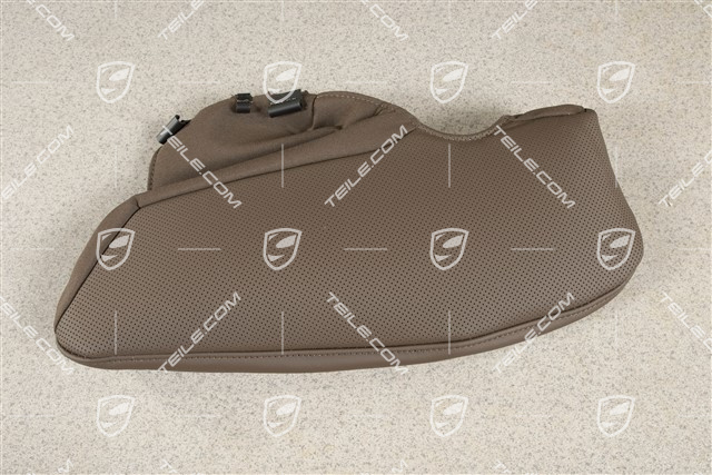 Backrest cover, Side part, with Airbag Perforated, Saddle Brown, R