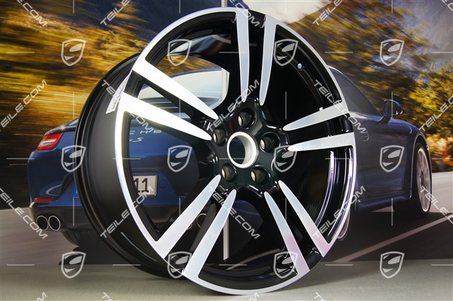 21" felga Turbo II, 10J x 21 ET50, czarny wysoki połysk