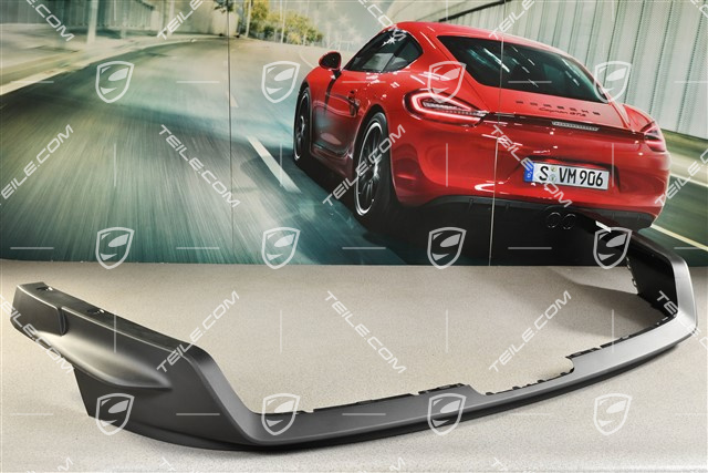 GT3, Untere Abdeckung / Diffusor, Stoßstange hinten, Schwarzmatt