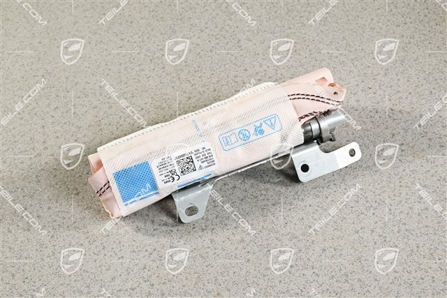 Curtain airbag unit, backseat backrest, L