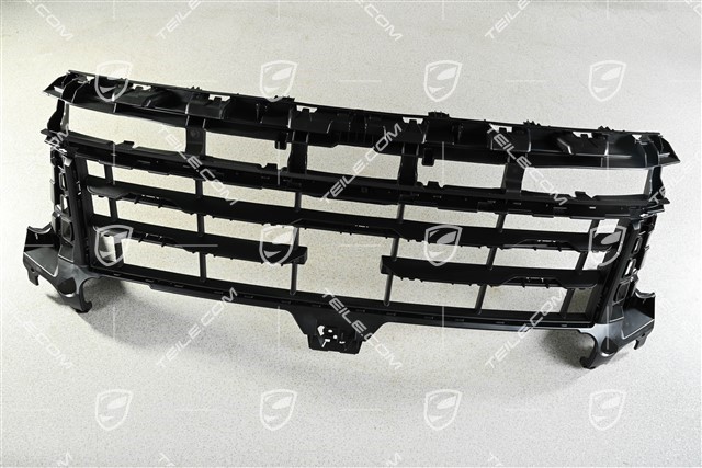 Front bumper Grille centre / middle with ACC, Matte black