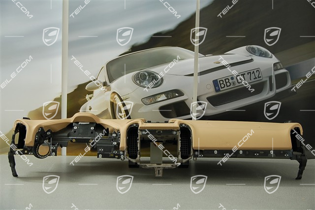 Schalttafelverkleidung, Leder, luxorbeige