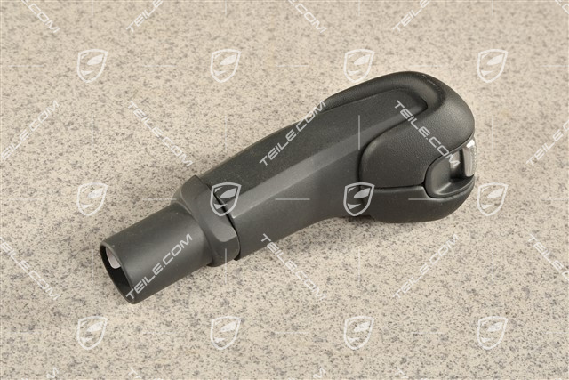 Wahlhebel, schwarz leder