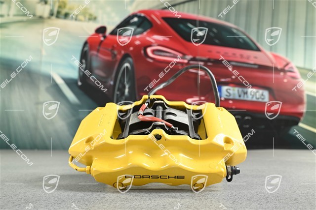 PCCB Festsattel ohne Belag, gelb, GT3 / GT2 / Turbo, L