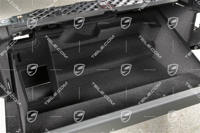 Glove compartment, Complete, Black, LL