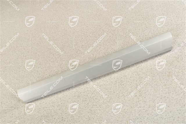 Dekor / Listwa ozdobna konsoli / deski rozdzielczej, Strona pasażera, Aluminium szczotkowane