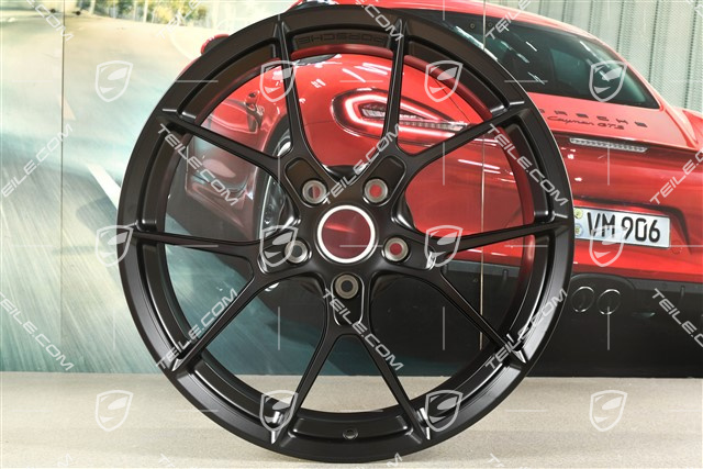 20" felga lekkiej konstrukcji 911 Carrera, 8,5J x 20 ET50 czarny satynowy półmat