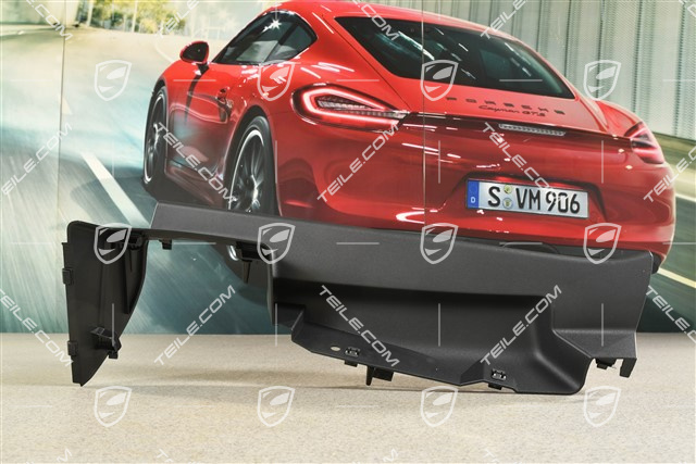 Osłona boczna bagażnika, czarna, R