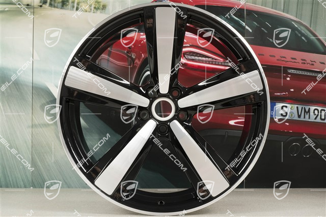 21-inch wheel rim "Exclusive Sport Design" 9,5J x 21 ET27, CMS, black high gloss