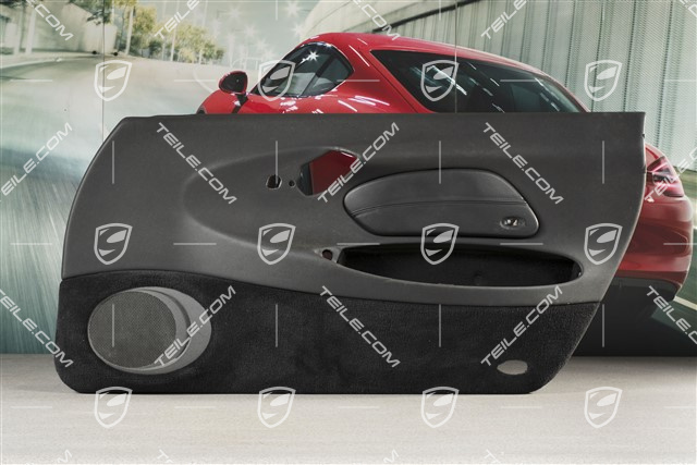 Türverkleidung mit Airbagblende, Klangpaket, Kunstleder, Schwarz, R