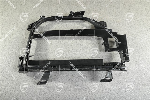 Sport Design, Front bumper, side ventilation grille, Black matte, L