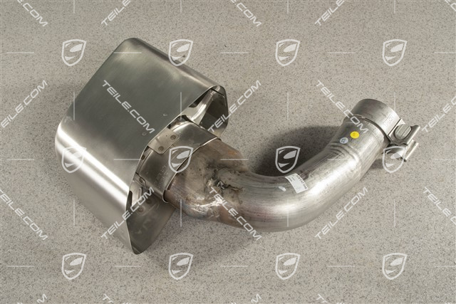 Exhaust system tail pipe, standard tailpipe, 3.0L V6, R