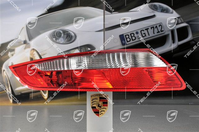 Rear light, red-white, L