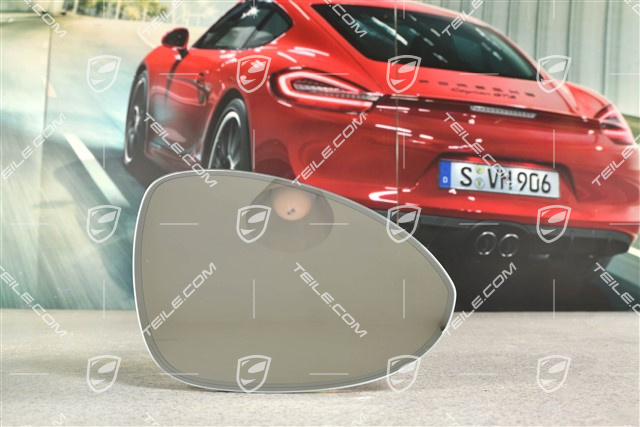 Spiegelglas, autom. abblendbarer Außenspiegel, Beheizbar, Konvex, R