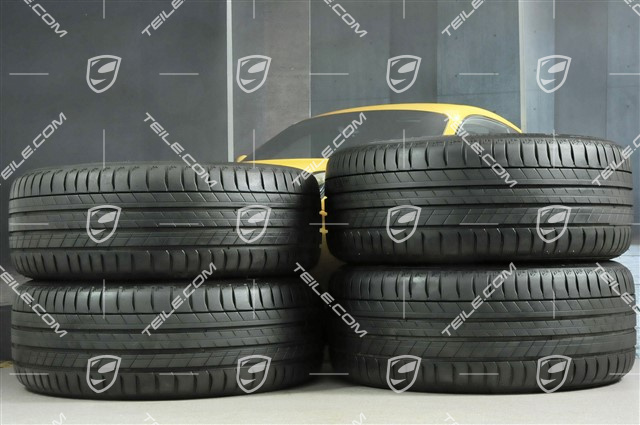 19" "Macan Turbo" Sommerräder Satz, Felgen 8J x 19 ET21 + 9J x 19 ET21, Sommerreifen Michelin 235/55 R 19 + 255/50 R 19, mit RDK-Sensoren