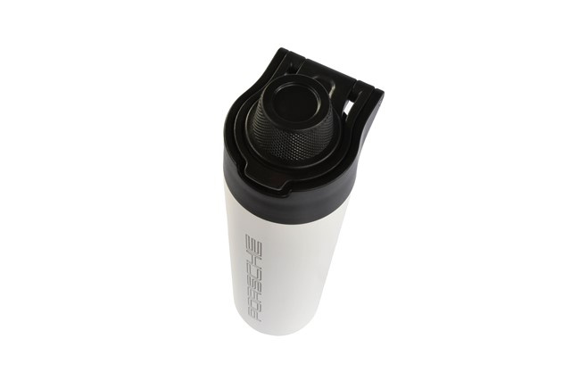 Thermo drinking bottle, white, 550 ml