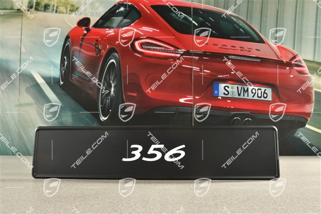 Tablica rejestracyjna Porsche 356, zestaw - 2 szt.