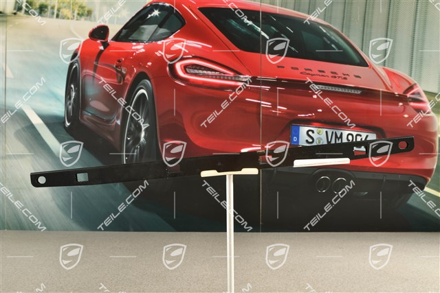 Turbo, Retaining strip support rail, rear bumper, centre