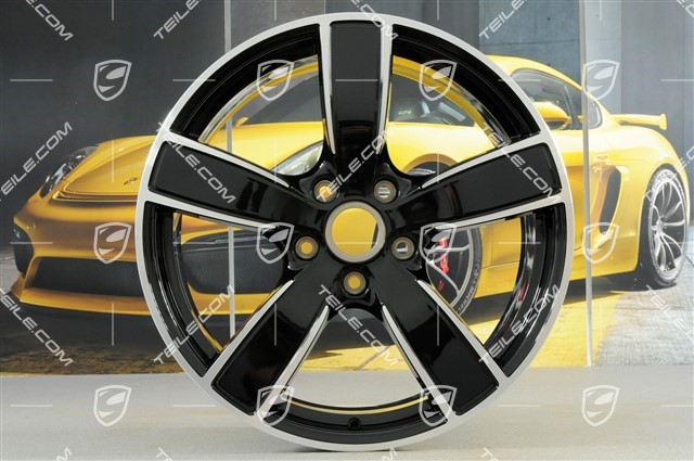 20" Felga Carrera Sport, 8,5J x 20 ET57, czarny perłowy (Jet Black metalic)
