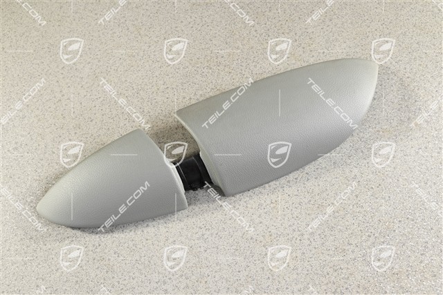 Abdeckblende, Armlehne Türverkleidung hinten, Stahlgrau, R