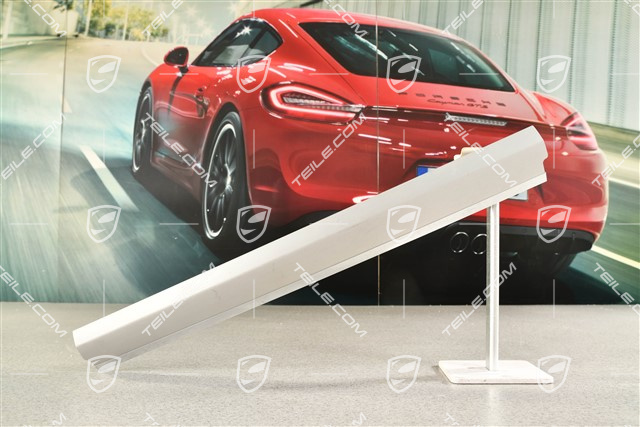 Dekor / Listwa ozdobna konsoli / deski rozdzielczej, Strona pasażera, Aluminium szczotkowane