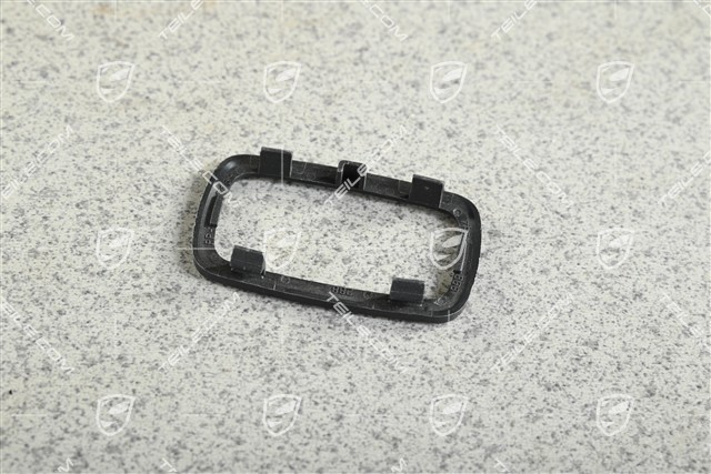 Schalterblende, Anhängevorrichtung Schalter, Schwarz-matt