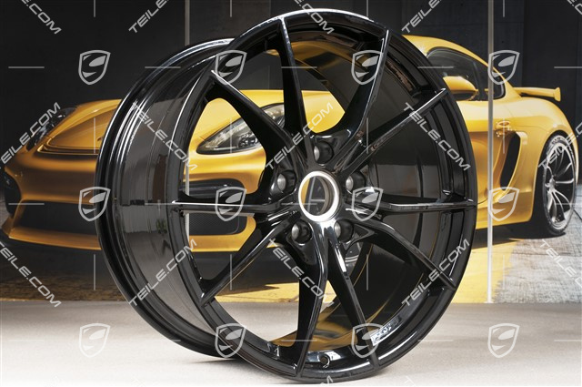 20" Felge Carrera S IV, 10J x 20 ET45, schwarz hochglanz
