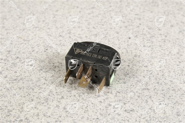 Przycisk elektrycznie podgrzewanych lusterek, szyby tylnej, Czarny połysk