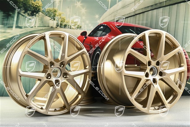 21" Felgensatz Panamera Sport Design, 9,5J x 21 ET71 + 11,5J x 21 ET69, neodyme