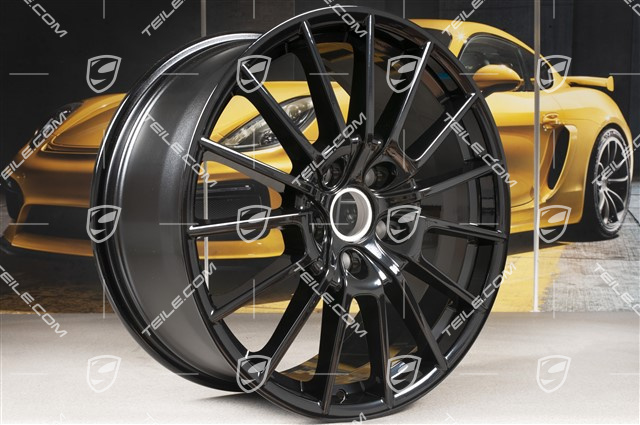 20" felga Panamera Sport, 9,5J x 20 ET65, czarny połysk