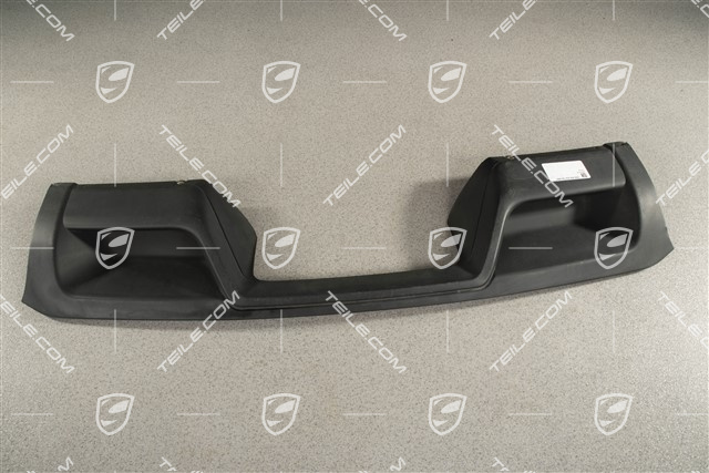 Cover / lining lower, trailer coupling, / comfort, Satin Black, USA-version