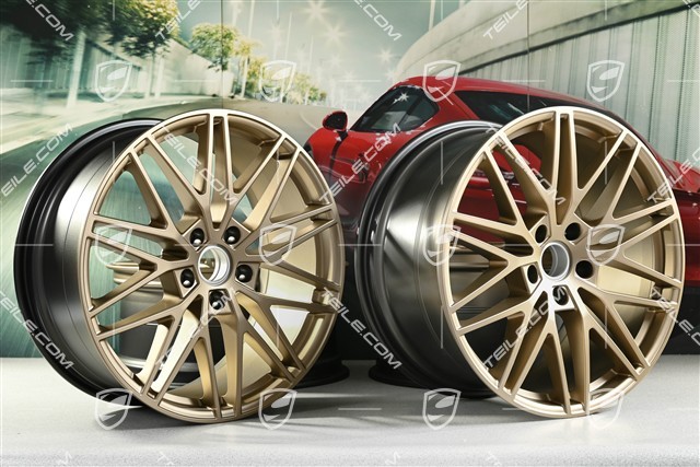 21" Felgensatz Cayenne RS Spyder Design, 11J x 21 ET49 + 9,5J x 21 ET46, neodyme