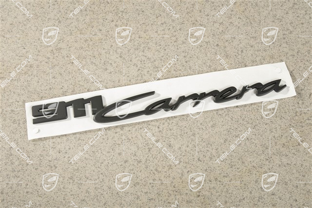 Schriftzug/Logo "911 Carrera", schwarz-matt