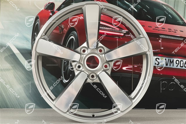 20" Felga Carrera Exclusive, 8,5J x 20 ET53, platynowy srebrny