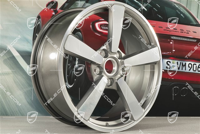 20" Felga Carrera Exclusive, 8,5J x 20 ET53, platynowy srebrny