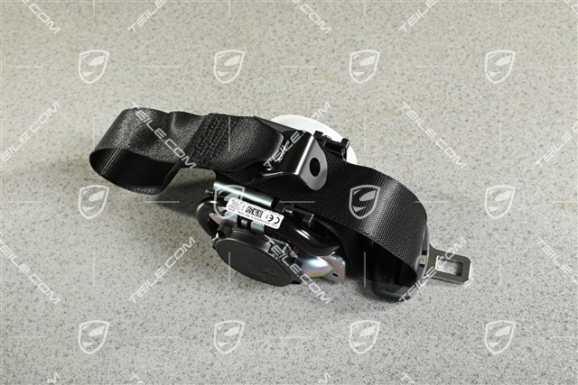 Sicherheitsgurt, hinten, Schwarz, L