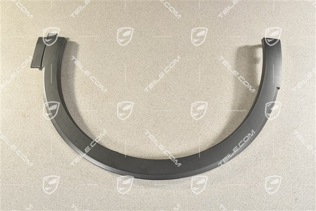 T-Cross, Wide wheel arch cover, front, Black matte, L