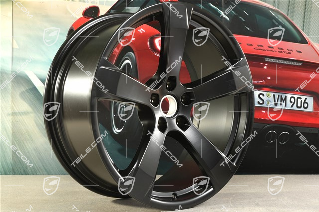 20" wheel rim "Macan Sport", 9J x 20 ET26, in black satin mat
