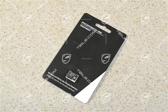 Karta SD 64GB Kamery samochodowej Wideorejestratora Porsche QHD