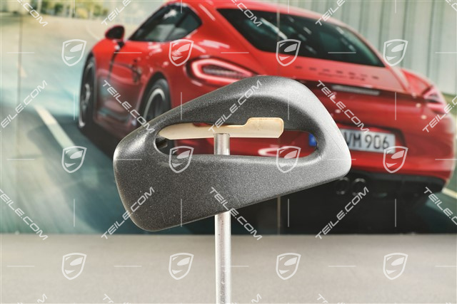 Cabrio, Sicherheitsgurt Abdeckung / Rosette, Granitgrau, R