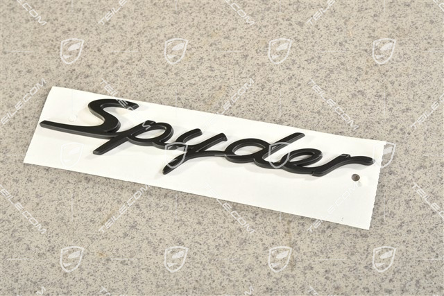 Abzeichen / Emblem Aufkleber "Spyder" Schwarz