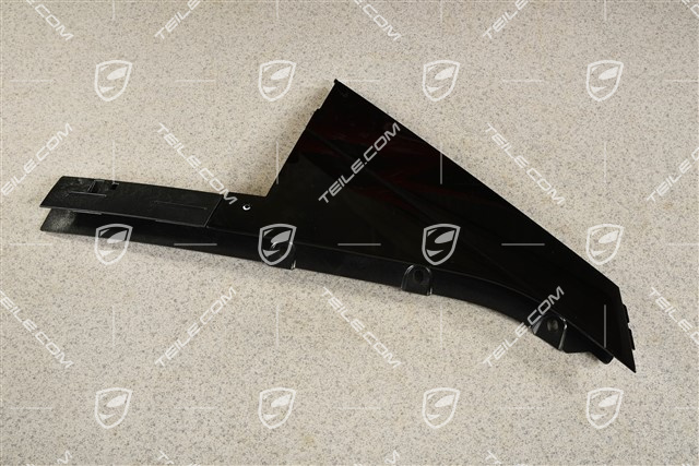 Coupe, C-pillar outer cover, rear, Black, R