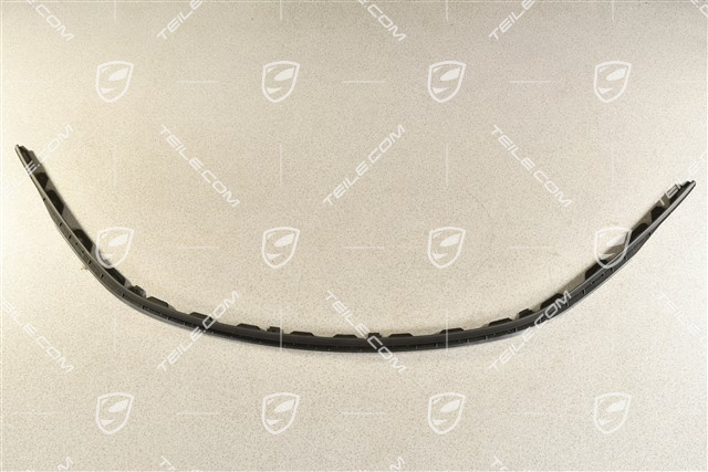 GTS / Sport Design, Front bumper spoiler lip / lower part trim, Black