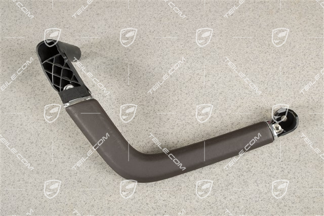 Zuziehgriff, Leder, Espresso, Vorne = Hinten, R