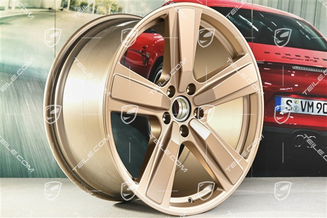 22-inch wheel rim set Cayenne Coupe Exclusive Design Sport, 10J x 22 ET48 +11,5J x 22 ET52, neodyme