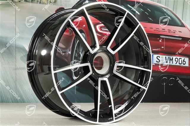 20" Turbo S Felge, 9J x 20 ET41, in Schwarz Hochglanz