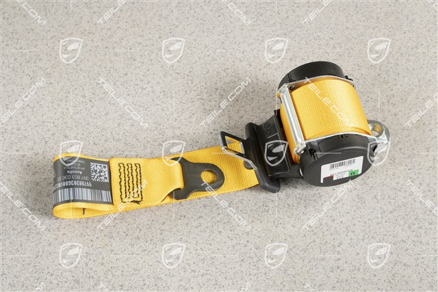 Seat belt, cabrio, rear, speed yellow, R