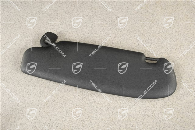 Sonnenblende, Coupe, Kunstleder, schwarz, R