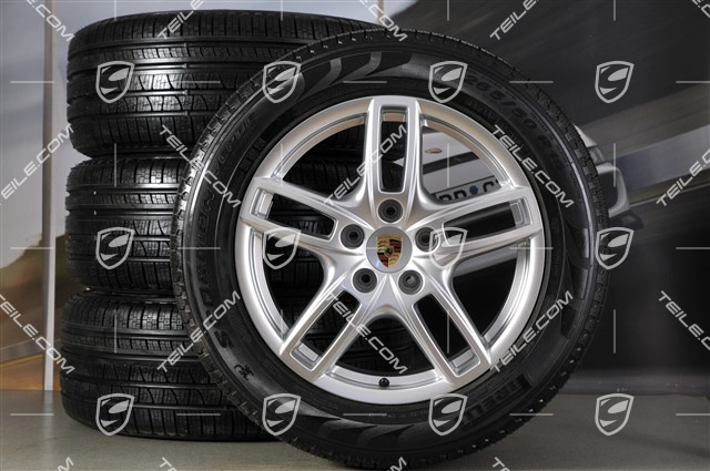19" Koła wielosezonowe Cayenne Turbo, 4x felgi 8,5 J x 19 ET 59 + 4x opony Pirelli Scorpion Verde 265/50 R19 110Y XL, bez czujników RDK